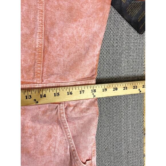 Lee Union-Alls Denim Romper Womens M Persimmon Short Acid Wash Modern Retro - Picture 12 of 16